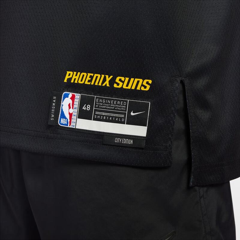 Nike NBA Swingman Dri-FIT City Edition Devin Booker 1 Quick-Dry Crew Neck Basketball Jersey Men jerseys Black HM5993-011