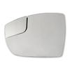 Car Front Left Exterior View Wide Angle White Mirror Glass Driver Side Fit for Ford Focus 2012 2013 2014 2015 2016 2017 2018