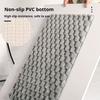 Flannel Large Particle Bathroom Anti-slip Mat, Toilet Absorbent Mat, Household Shower Room Door Mat