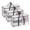 Clear PE Moving Bag with Card Slot, Large Capacity, Reinforced and Durable