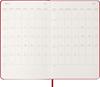Moleskine 2026 January Weekly Large Size x Scarlet DHF212WN3Y26 Planner, Start, 12-Month Diary, (13cm 21cm), Hardcover, Red,