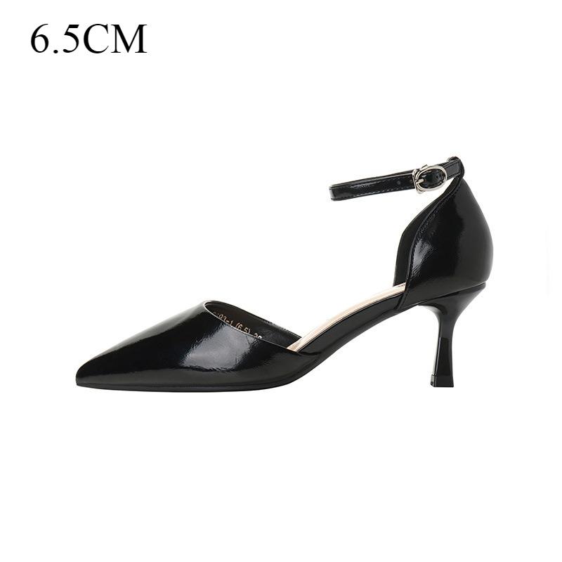 Fashion High Heeled Sandals for Women Summer Banquets Pointed One Button Hollow Sandals Womens Sexy High Heels Women's Pumps Women