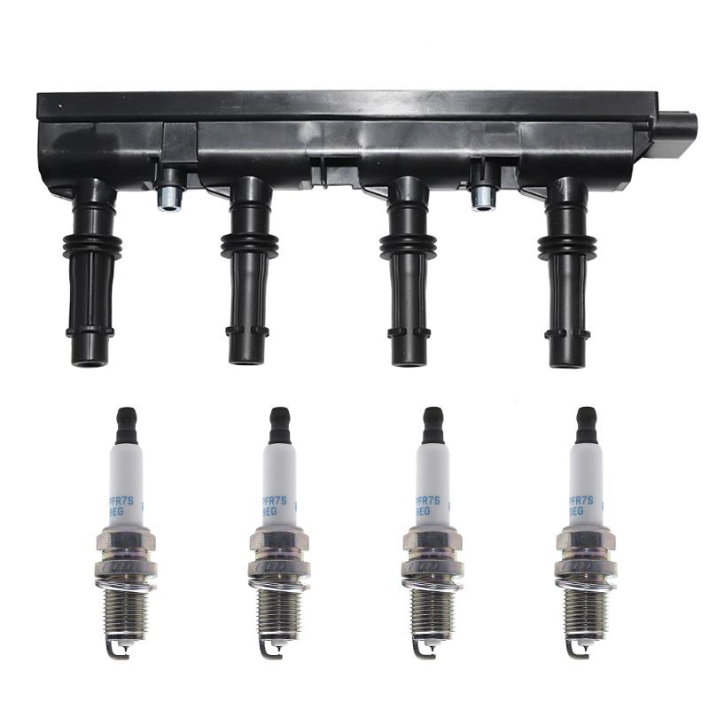 Ignition Coil Spark Plugs Kit For CHEVROLET CRUZE 1.4 2011-2015 ORLANDO TRAX OPEL ASTRA J CORSA D VAUXHALL ZAFIRA 55577898 UF669