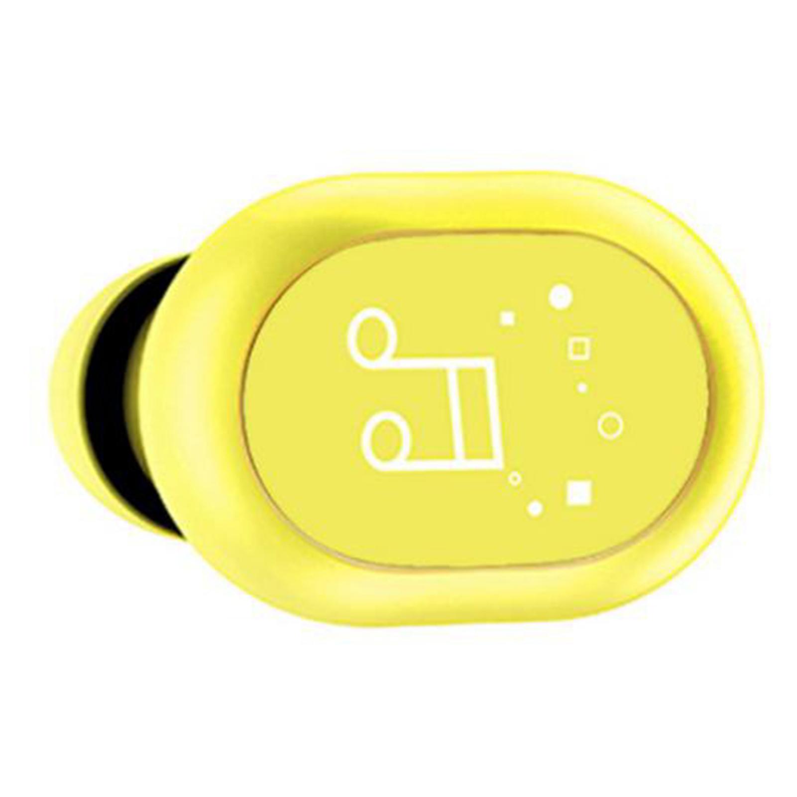 

Unilateral Wireless BT Headset, In Ear Earbud with Touch Control, BT 5.0, 3H Playtime, IPX4, Dual Ear Interconnection, жовтий