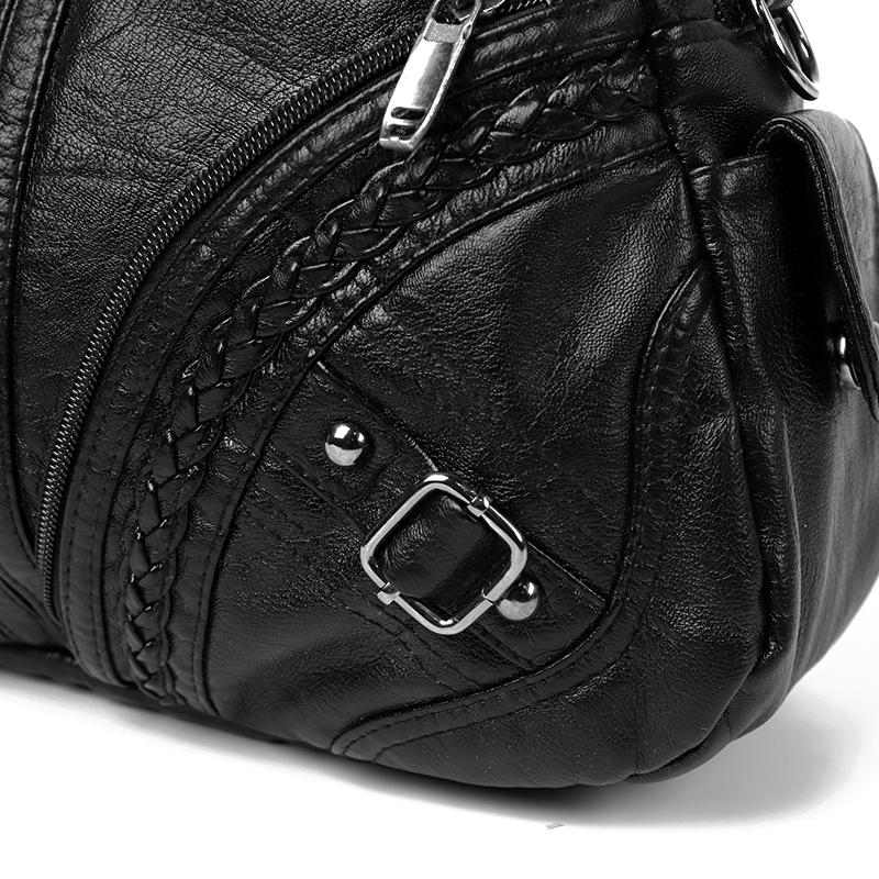 Geantă de umăr vintage pentru femei, capacitate mare, portabilă, geantă crossbody, geantă pentru mamă