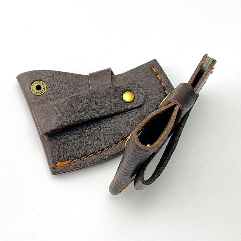 PU Leather Knife Case Axe Head Knife Sheath Outdoor  Knife Cover Leather Knife Sheath Accessories  DIY Tool Bag  for Knife