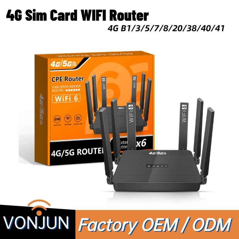 4G LTE WiFi6 Mobile Hotspot Multifunctional Wireless Router