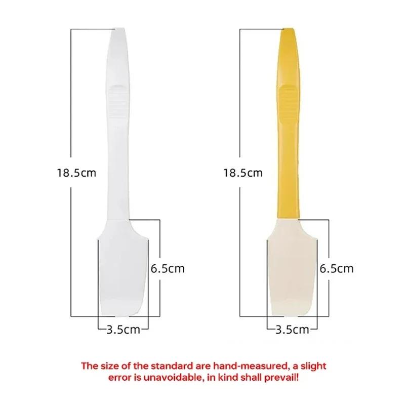 Espátula de Silicona para Mantequilla Untador de Mermelada para Desayuno Untar Pan Utensilios de Cocina Sin BPA Resistente al Calor Antiadherente Espátula para Hornear