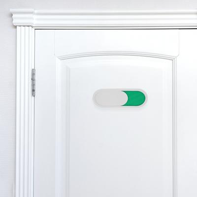 Office Door Sign Privacy Indicator Slider for Conference Room Meeting Available Self Adhesive Sign Do Not Disturb Signboard