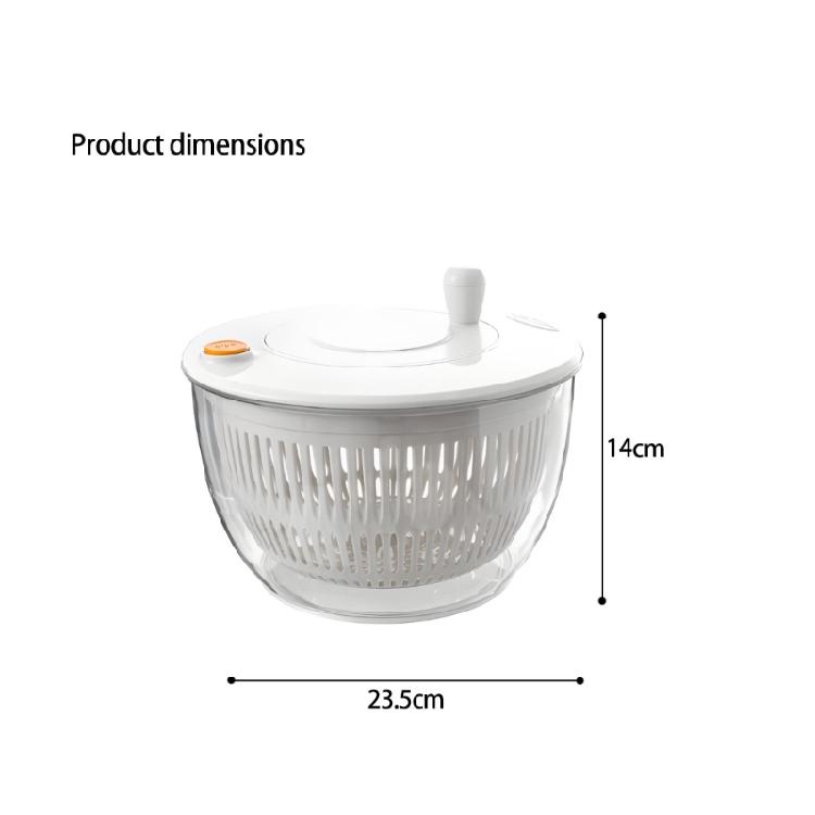 Salad Maker and Vegetable Cutter 2 1 Appliance Featurings Efficient Drain Systems for Clean Kitchen Use