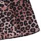 VEZFAA Women's Fashion Summer Spring Leopard Print Sleeveless Hanging Neck High Waist Casual Dresses