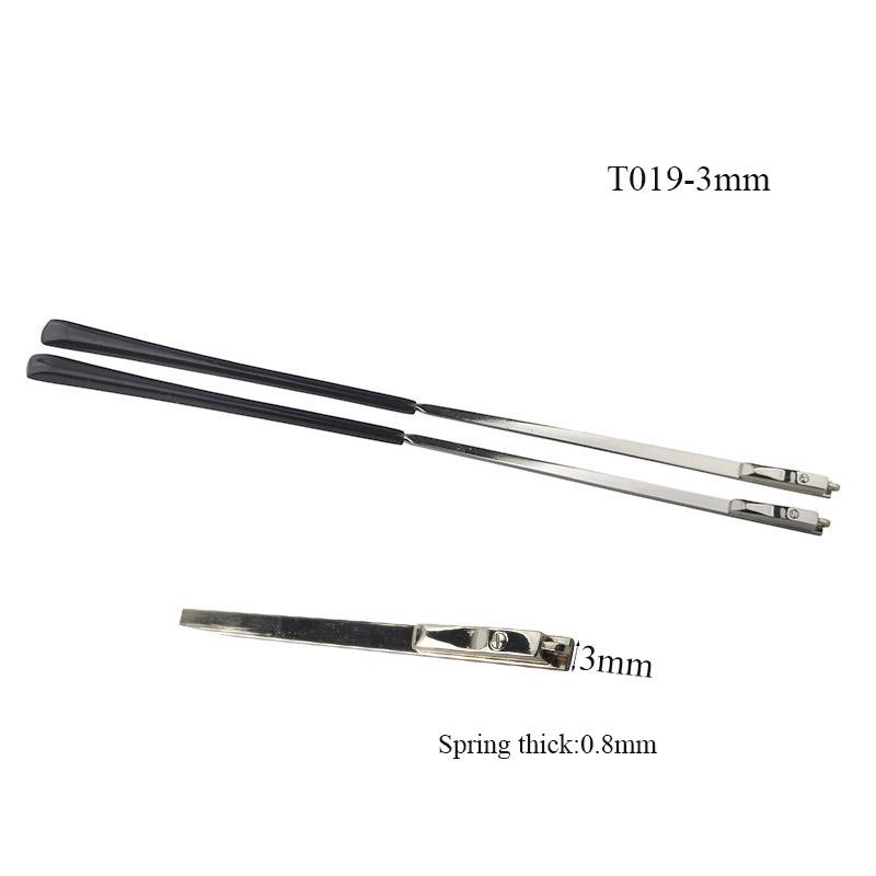 1pair Spring Metal Glasses Eyeglasses Temple Leg Eyelgasses flex temple With Tip Repair Rod Accessory T019#