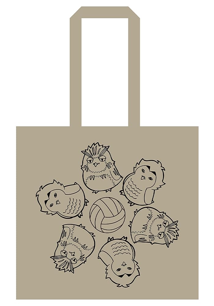 Вязаная сумка-тоут Академии Фукуродани из аниме [Orange Rouge] «Haikyu!»!