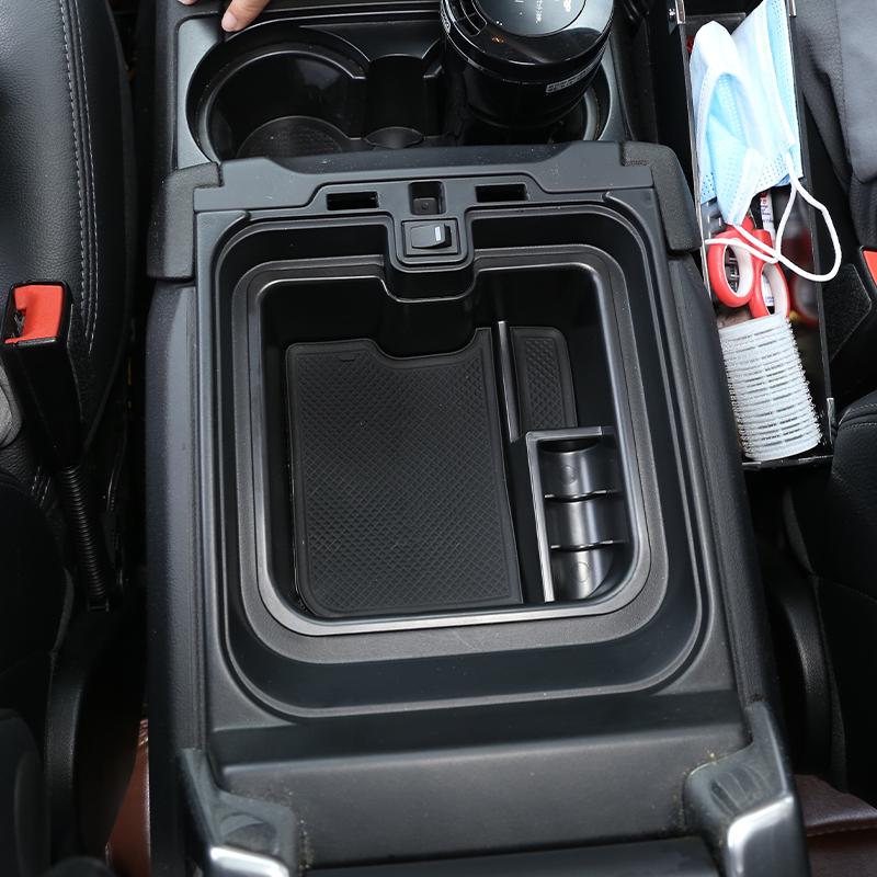 For Land Rover Discovery 4 LR4 2010-2016 Central Control Armrest Box Storage Box Tray Compartment ABS Car Interior Accessories