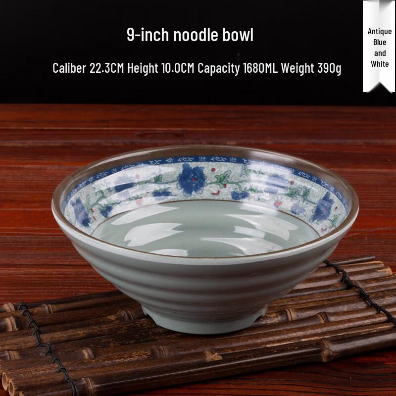 Durable Melamine Soup and Noodle Bowl