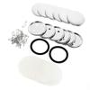 10Pcs New 44mm/58mm Badge Maker Parts Round Metal Hand Press Badge DIY Materials Metal Button Parts Pin Badge Creation