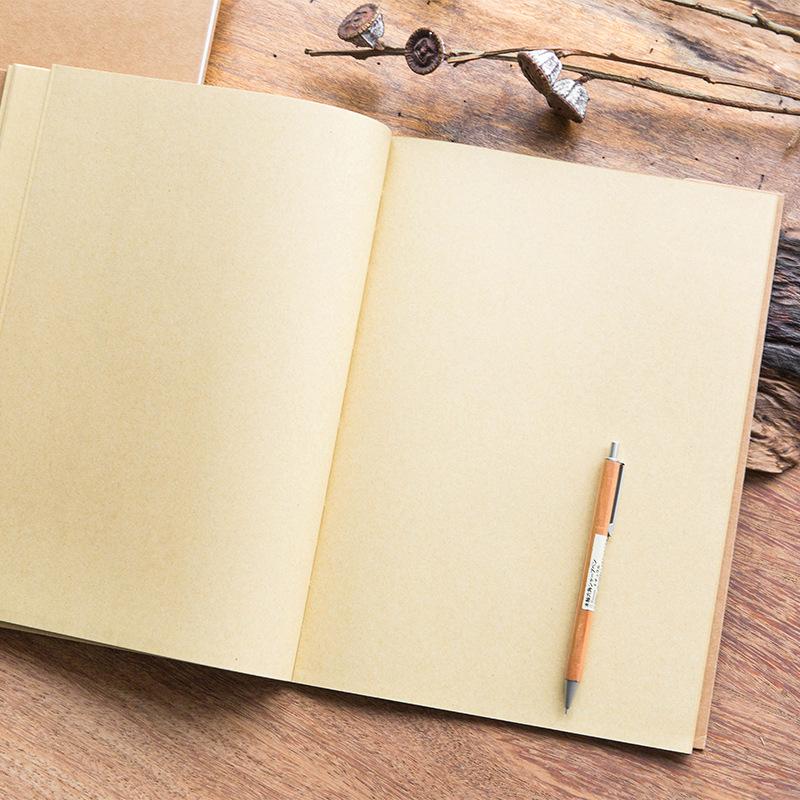 Neuer Eingang Weiß/Kraftpapier Innenseite Notizbuch Kunststudenten Skizzenbuch Büro Notiz Kinder Kritzeln Schulbedarf