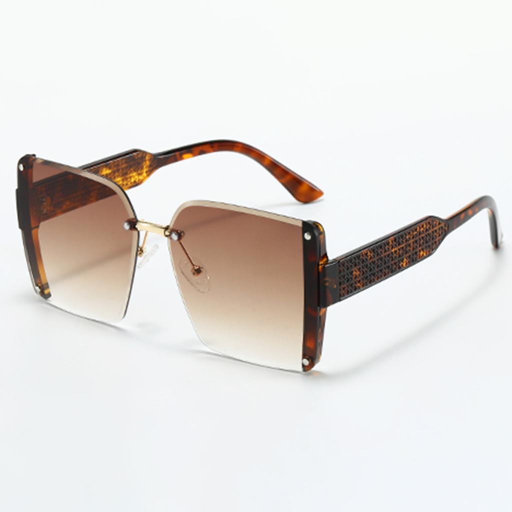 New Fashion Women Brand Designer Luxury Sun Glasses Sexy Square Frame Rimless Glasses Sunglasses Female Vintage Uv400 Eyewear