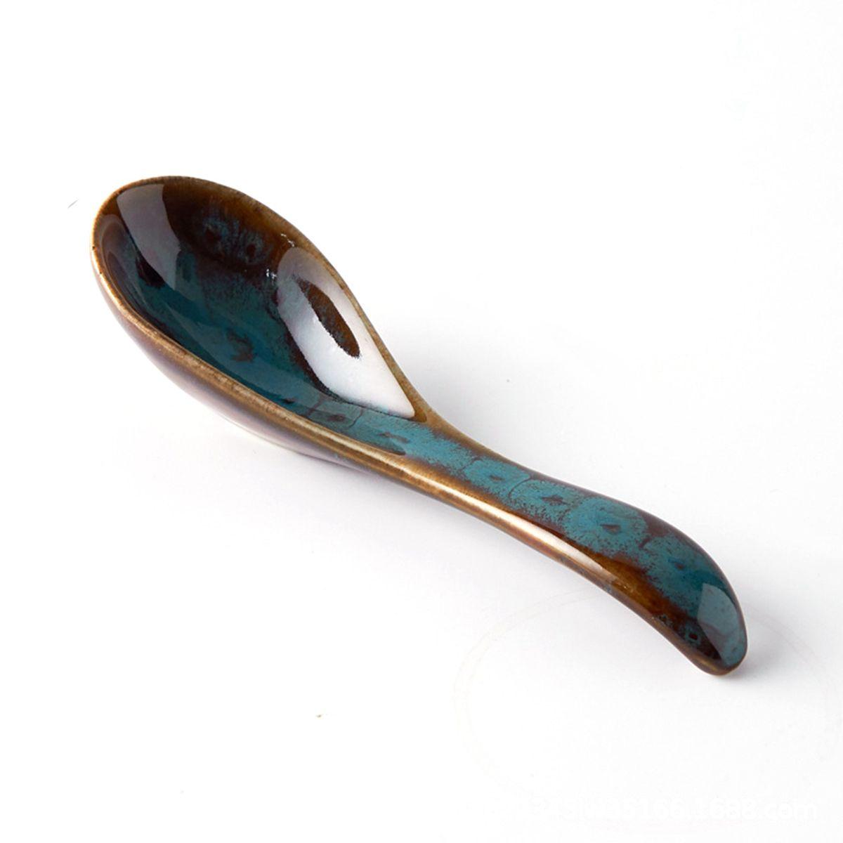 

Детская посуда для ужина, еда в японском стиле, керамическая посуда, столовые приборы, суповые ложки, кухонная утварь A