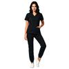 Set Scrub da Donna con Scollo a V e Tasche, Top a Maniche Corte Colorato Asciugatura Rapida e Pantaloni per Divisa da Lavoro