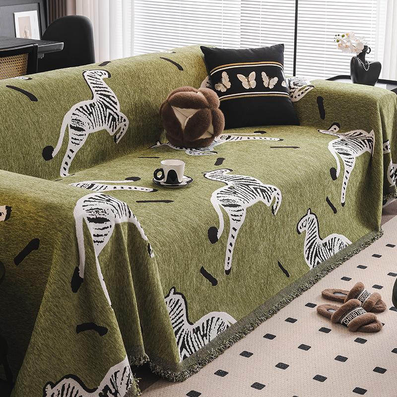 

Шенилл Накидки на диван - Двусторонние, Нескользящие, Всесезонные, Защита для дивана, подходящая для домашних животных, Машинная стирка, Подходят для кресла до секционного дивана 180 * 150Cm