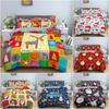 Merry Christmas Bedding Set Christmas Decorations Duvet / Quilt Cover Set King Queen Twin Size Bedclothes For Bedroom 2/3Pcs