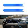 2szt. Listwy ozdobne na przedni grill samochodu, naklejka na ramkę BMW E60 E61 F20 F10 F30 X3 F25 G01 G30 G20 F11 1 2 3 5 seria M 36cm