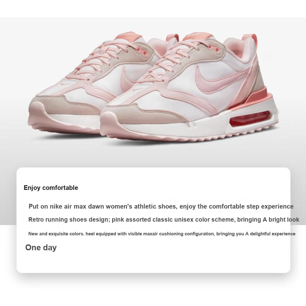 Nike  Air Max Dawn Summit White Atmosphere Women Sneakers Pink Fossil-Stone DR7875-100