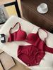 Small breasts gather underwear, women's seamless steel-rimless bra, closed breasts, pull anti-sagging soft support bra