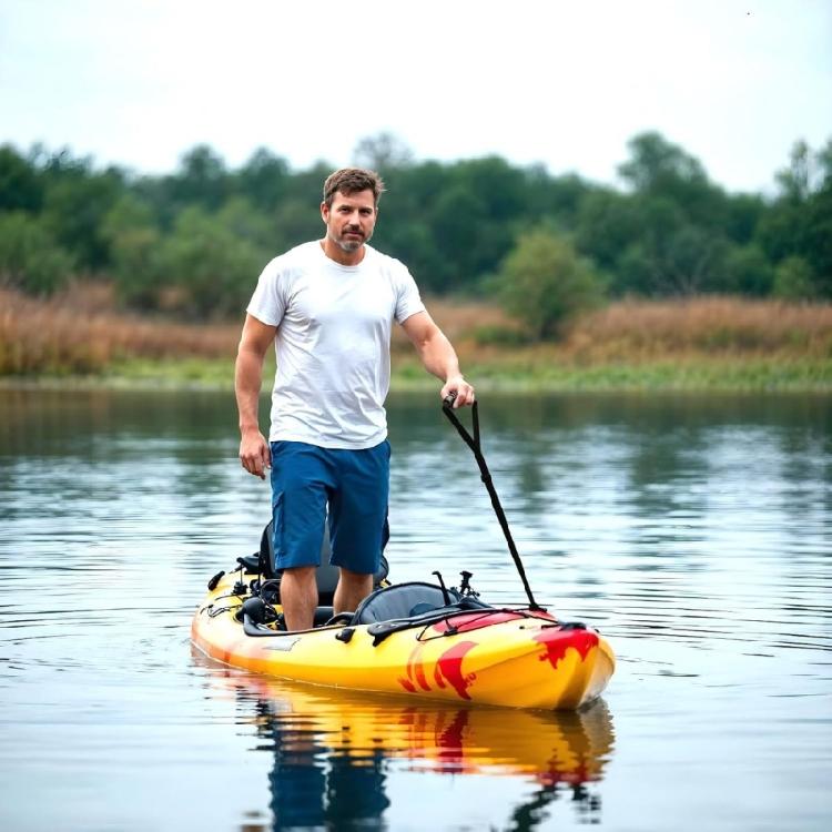 Set Of 2 Modifiable Pirogue Stabilizing Belts With Not Slip Pulls For Scull Board Stability And Portability