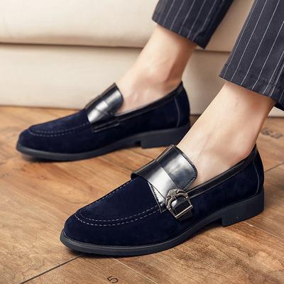 Herren Kaffee Mokassins Schuhe Hochzeitspartyschuhe Lässig Formal Business Wildleder Kleidschuhe Abschlussballschuhe Große Größe