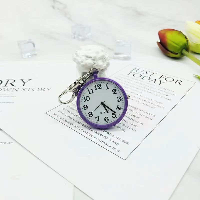 Keychain Watch Small Pocket Watch for Daily Carry
