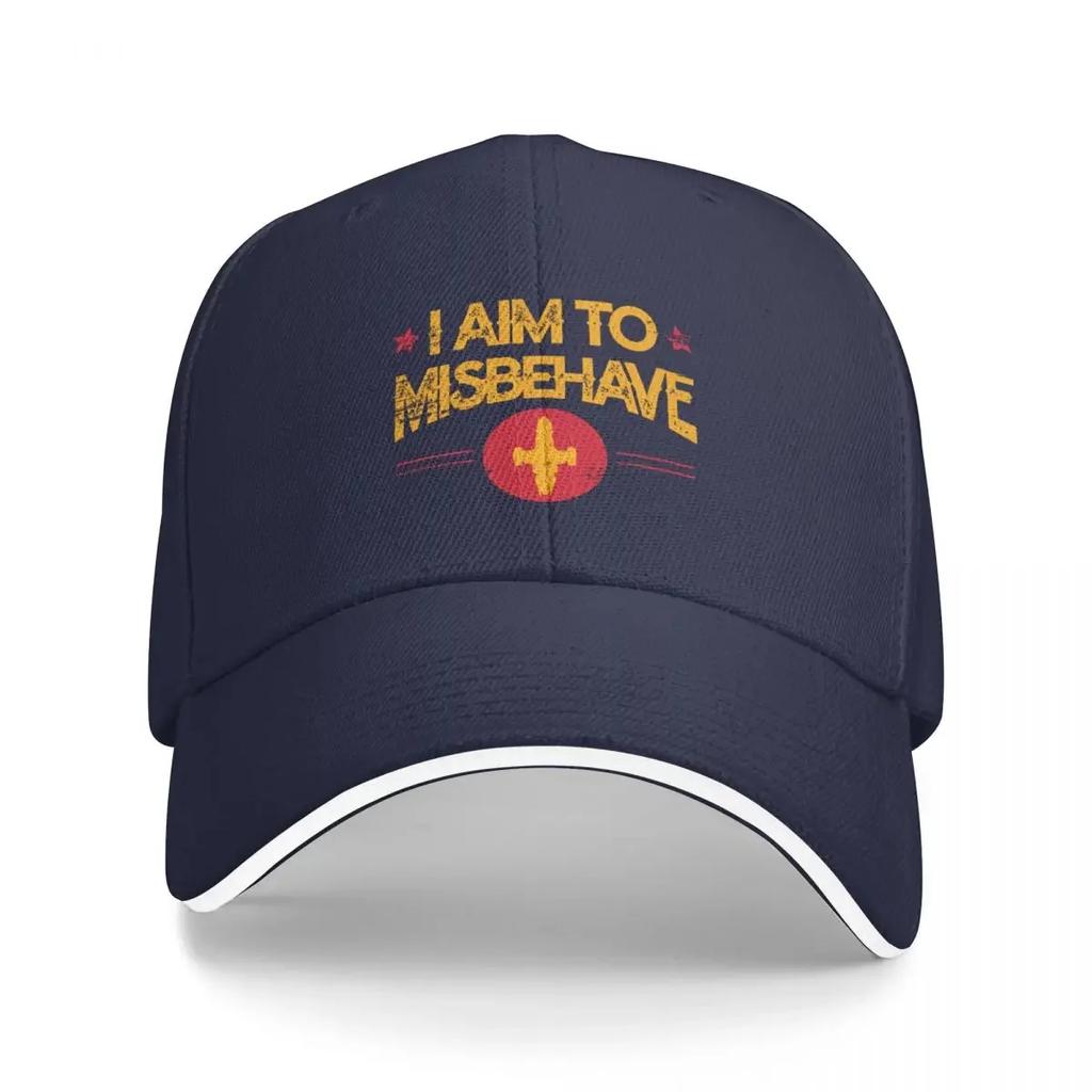 I aim to Misbehave Baseball Cap Brand Man cap beach hat Ball Cap For Women 2024 Men's