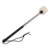Drum Mallet White Felt Band Percussion Accessory with Stainless Steel Stick for Performance