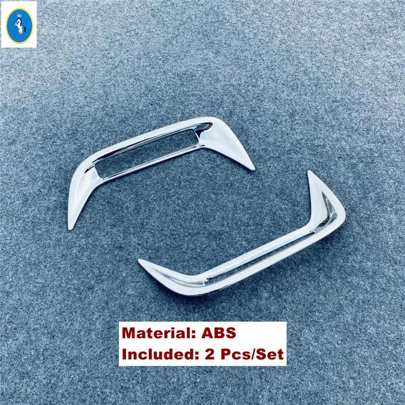 For Toyota Yaris Cross Rear Fog Light Lamp Cover Trim Foglamp Frame Sticker Car Styling Exterior Accessories