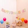 Happy Birthday Banner für die erste Party eines Babys Dekoration