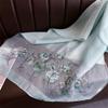 Silk Handmade Embroidered Scarf: New Mulberry Silk Autumn/Winter Shawl, Elegant & Versatile.
