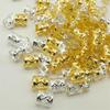 100PCS/Pack Golden Silver Hollow Out Spiral Charms Hair Braid Dread Dreadlock Beads Clips Cuffs Rings Jewelry Supplies