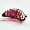 Mini Glass Caterpilla Figurines Tiny Hand Blown Animal Art Decoration Collectible Office Desk Tabletop Ornament