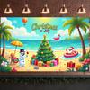 Summer Display Colorful Decorations Festive Backdrop July Display Tropical  Beach Background For Holiday Gathering Outdoor
