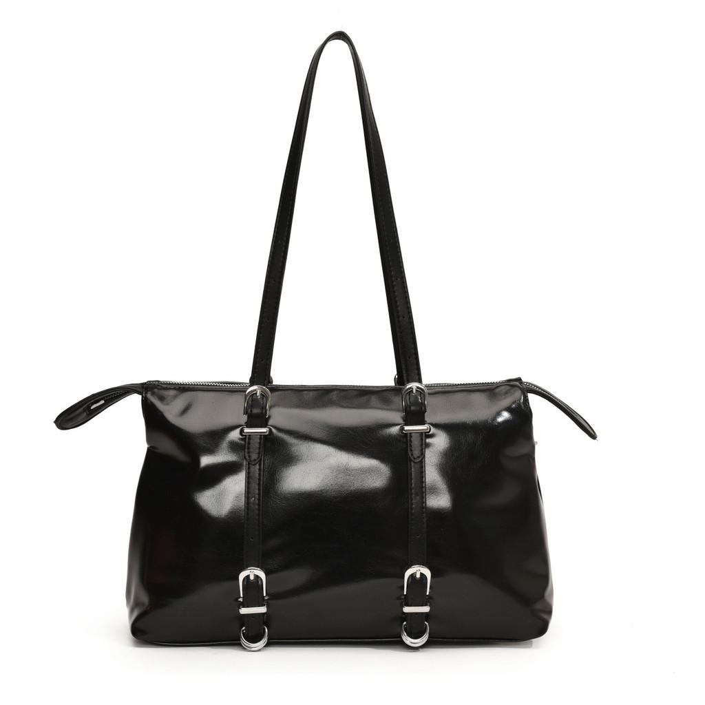 Ielgy Fashion Commuter Large Capacity Bag Portable Short-distance Travel One-Shoulder Tote Bag
