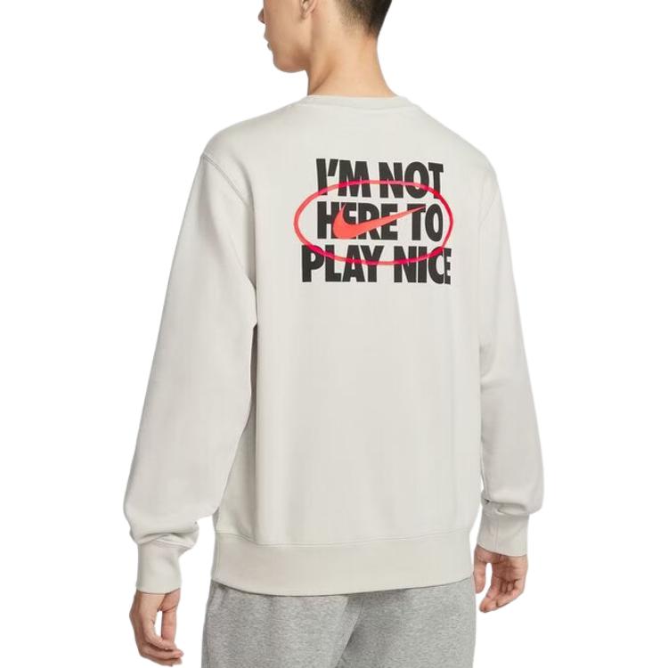 Nike Crew Casual Round Neck Pullover Sweatshirt Men tops IR0104072