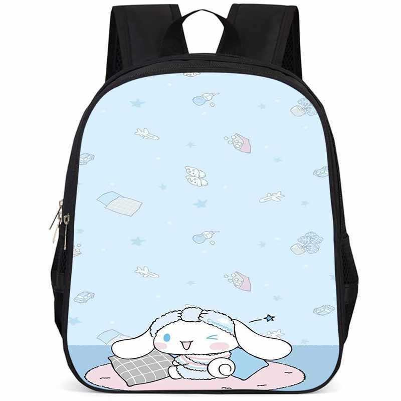 Adorable Cinnamoroll 15 Inch Large Capacity Lightweight School Backpack For Kids