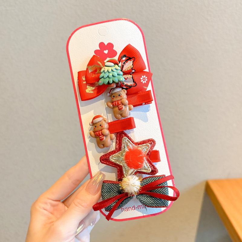 Children's Christmas Reindeer Headband - Cute Holiday Hair Accessory for Photos