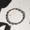 4mm Cut Quartz Tiger Eye Mix Gemstone Bracelet (C2403AC1179_NA)
