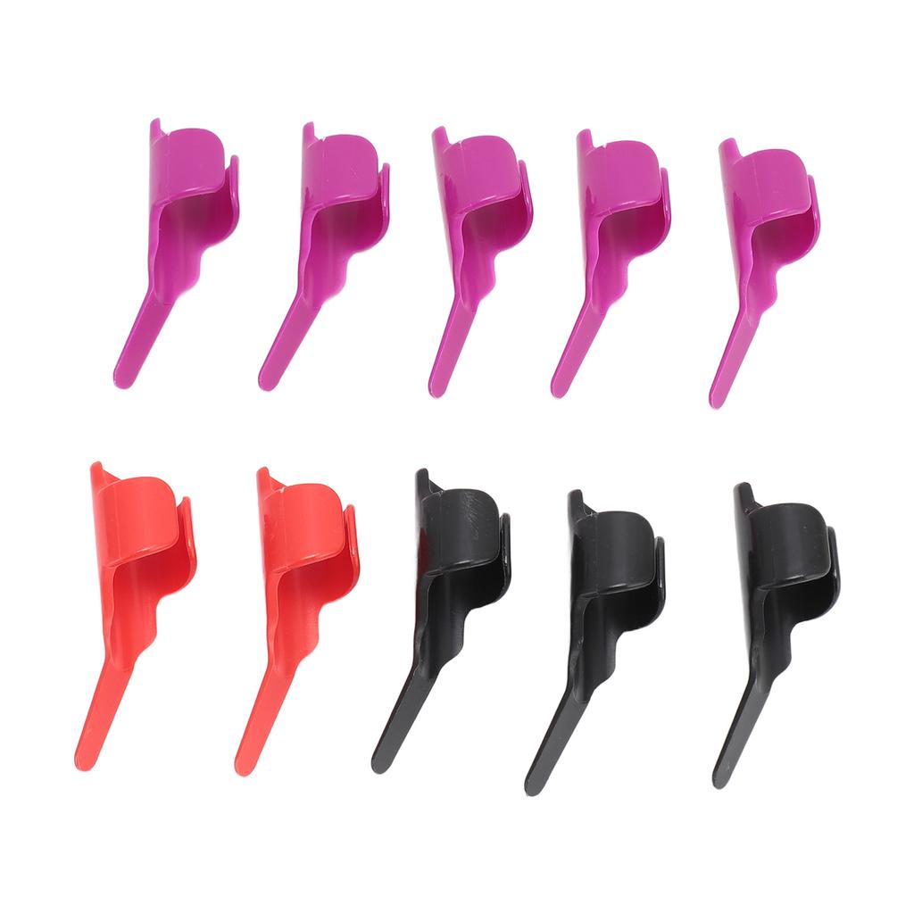 10pcs Sewing Fingerthing Pusher Thread Controller Colourful Finger Protector Awl and Fabric Pusher Sewing Fabric