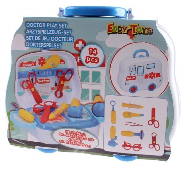 Jeu De Construction Eddy Toys 300 Pièces Avec Table - 48 X 35 X 31 Cm - 291 Briques Colorées - Rangement Inclus - Dès 3 Ans