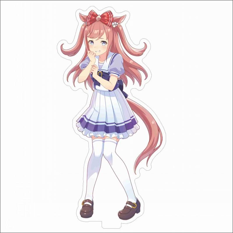 Japan Beautiful Derbil 15 Cm Cartoon Characters Acrylic Double-sided Stand Model Kawaii Cute Office Decoration Panel Permanent Recording Fans