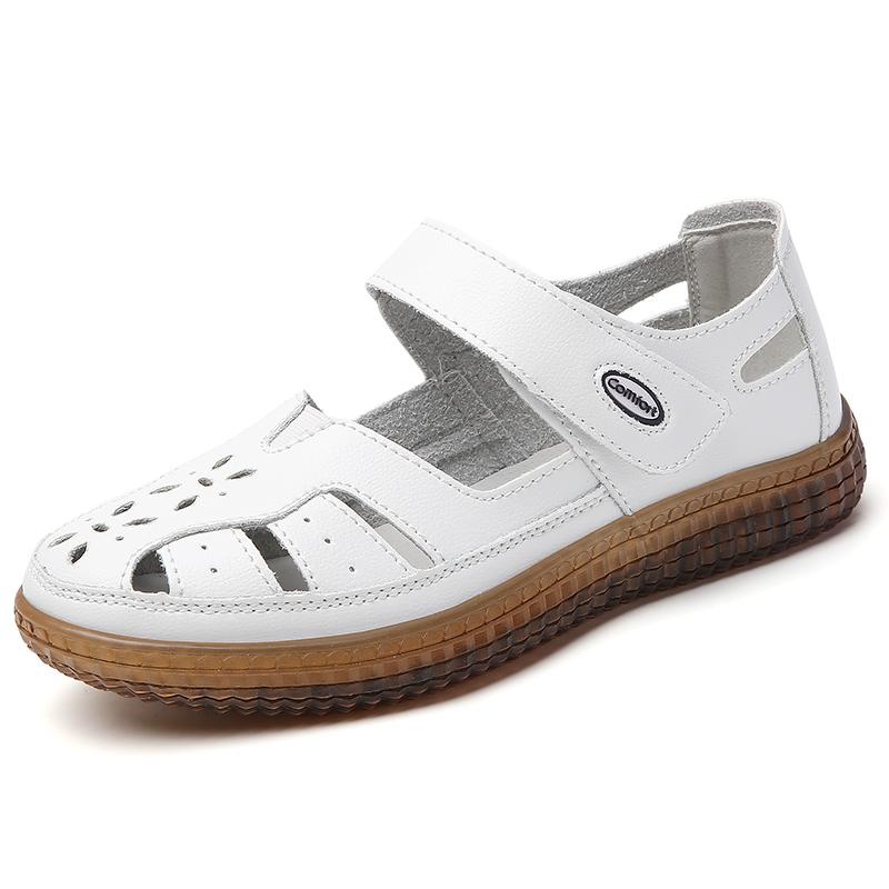 35-42 Dámské Letní Nadměrné Velikosti Prodyšné Módní Děrované Boty Ležérní Dámské Boty Sandály Zahradní Boty