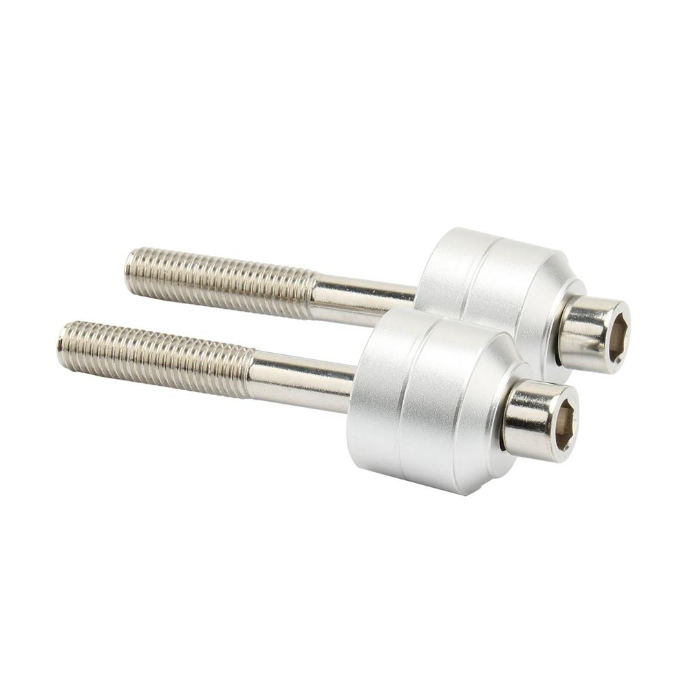 2Pcs Silver Handlebar Risers For BMW F800GS/ADV/ F700GS/ F650GS-TWIN M10x1.25mm